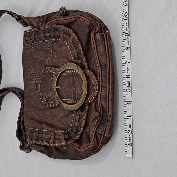 VINTAGE AMERICAN COLLECTION Nine West Leather Boho Hobo adjustable strap - Picture 10 of 11